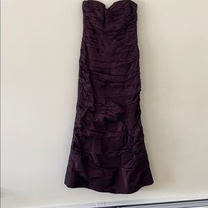 Strapless Rickie Freeman Teri Jon gown size 6 but more like a 4
